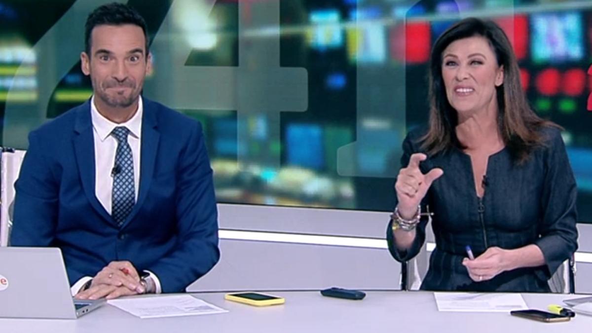 Lluís Guilera y Beatriz Pérez-Aranda en el Canal 24 horas de TVE