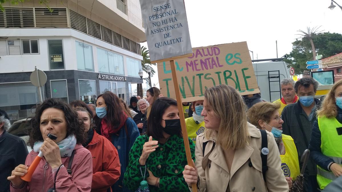 La protesta también ha exigido más recursos para la &quot;invisible&quot; salud mental