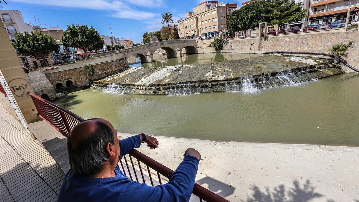 El azud de Rojales y su noria es una de las principales infraestructuras hidráulicas del regadío tradicional de la Vega Baja