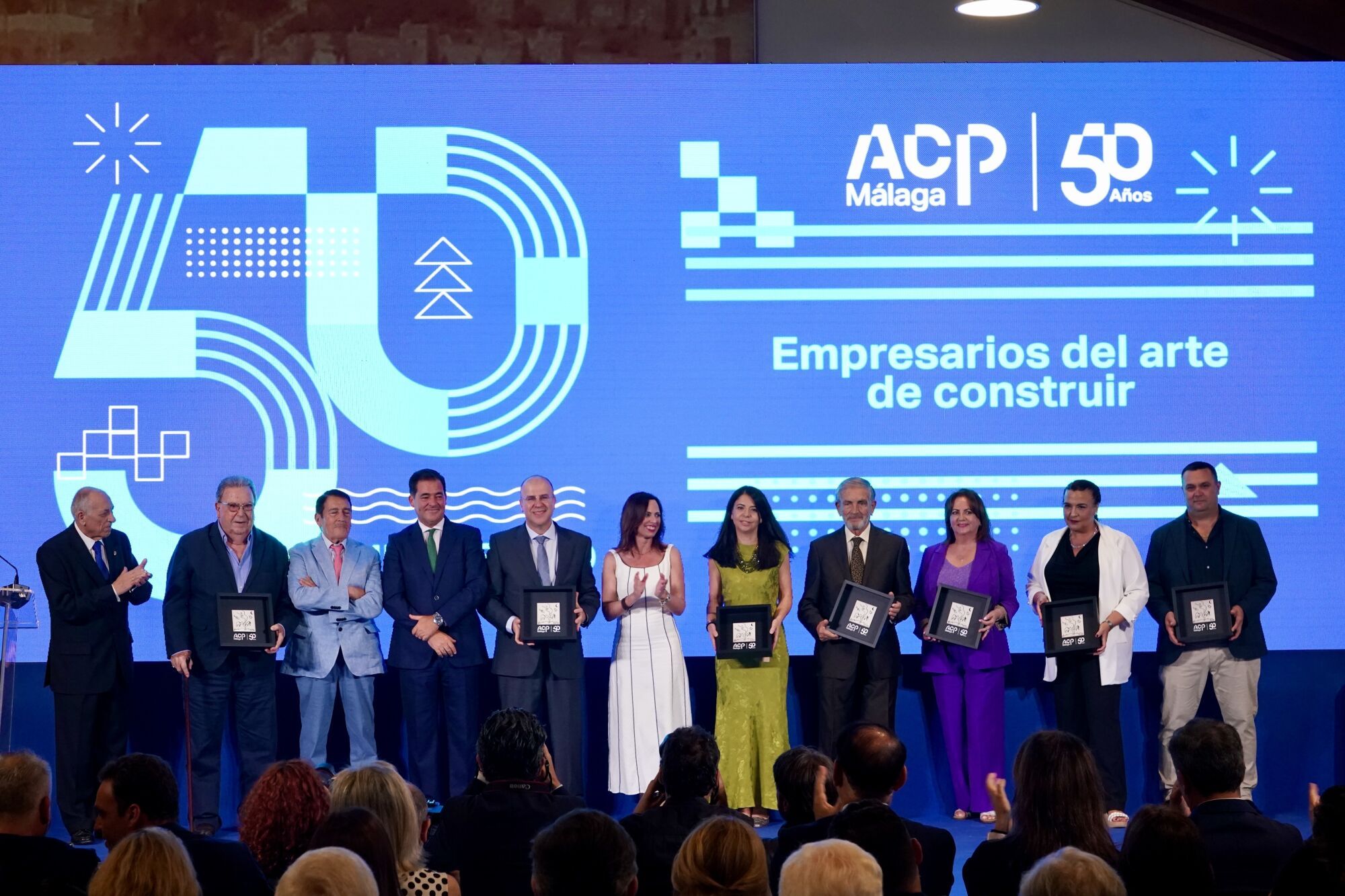 La ACP de Málaga celebra sus 50 años con un homenaje a sus empresarios