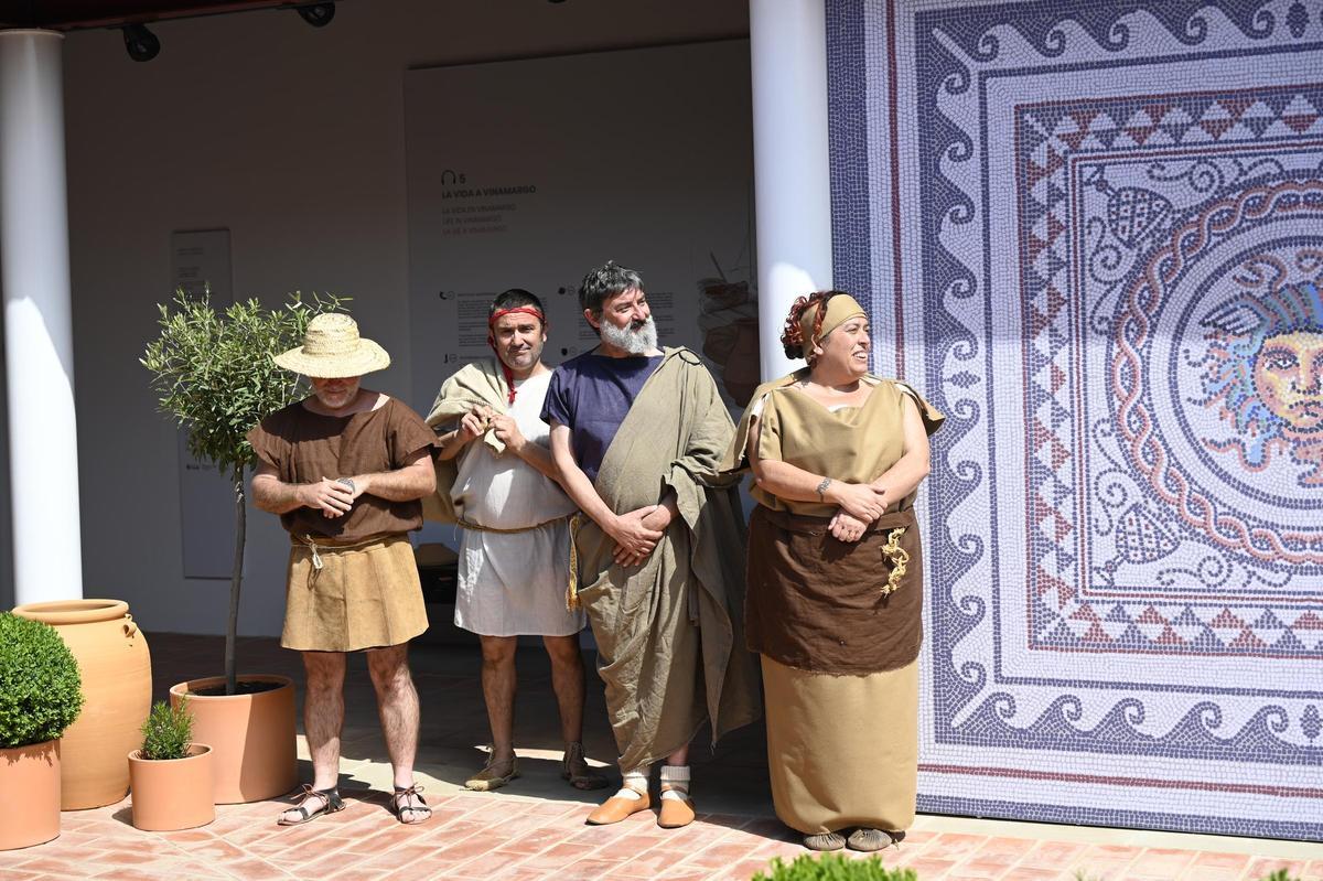Primera visita a la villa romana de Vinamargo