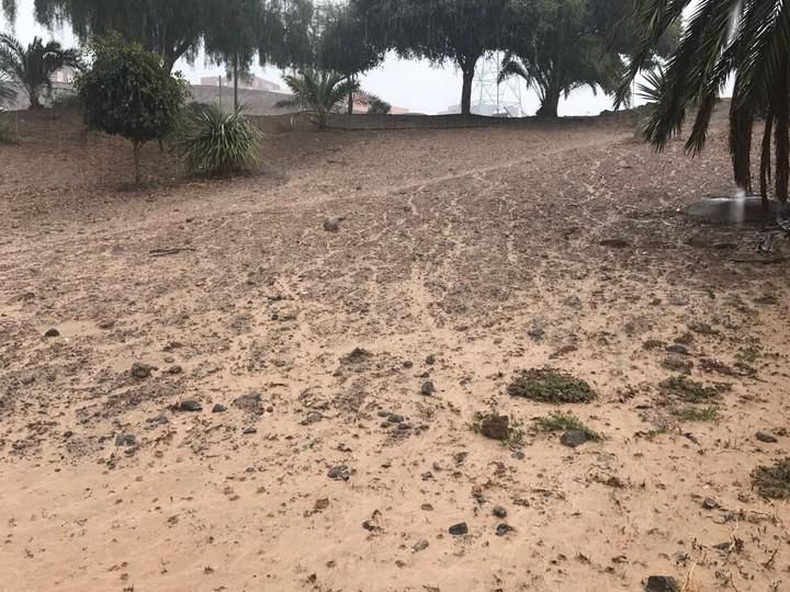 Lluvia, en Reina Mercedes