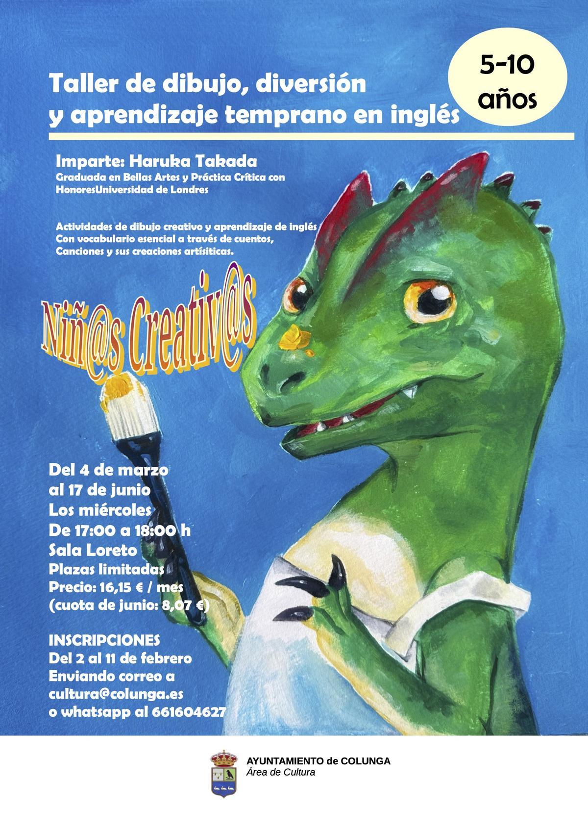 Cartel anunciador de la actividad.