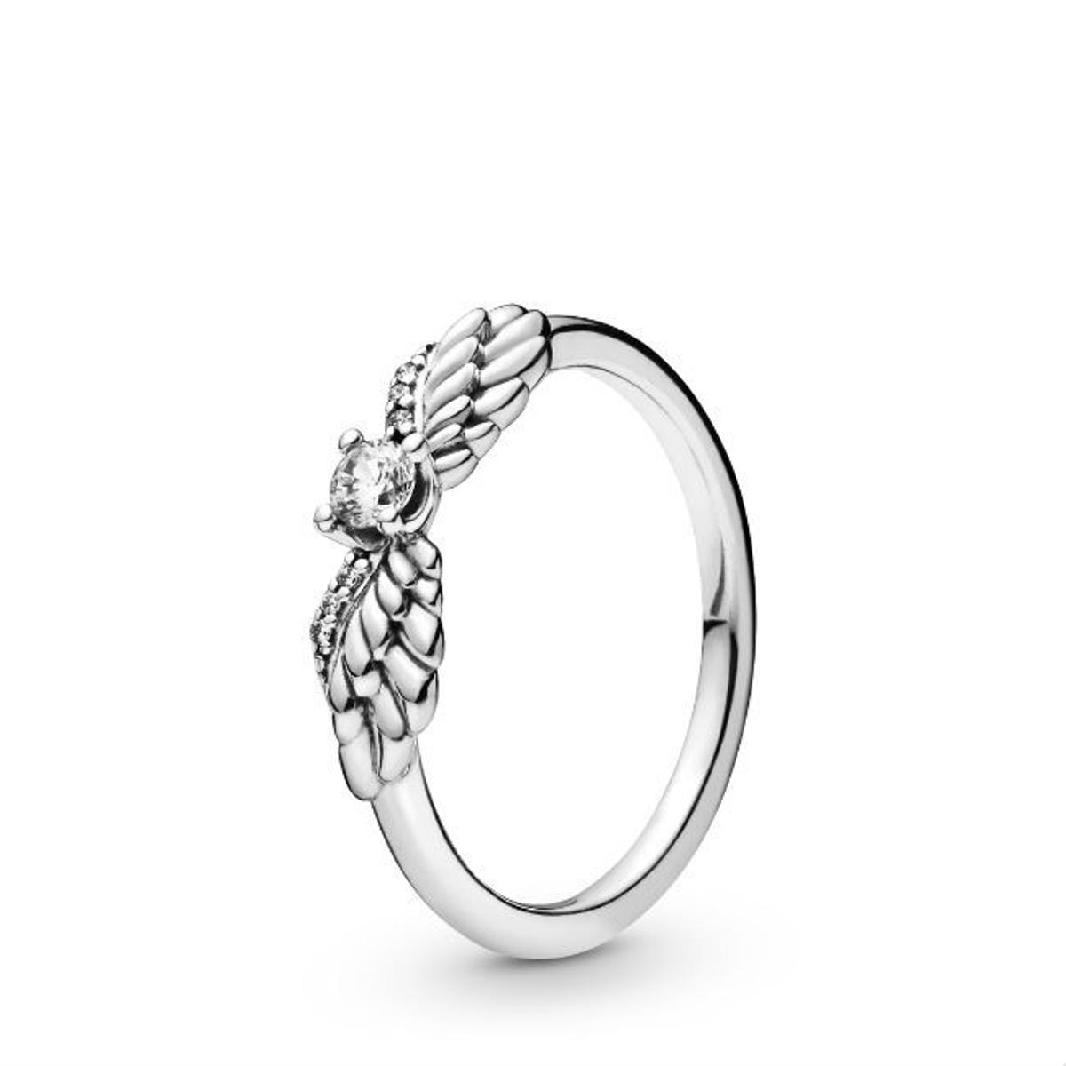 Anillo Alas de Ángel Brillantes