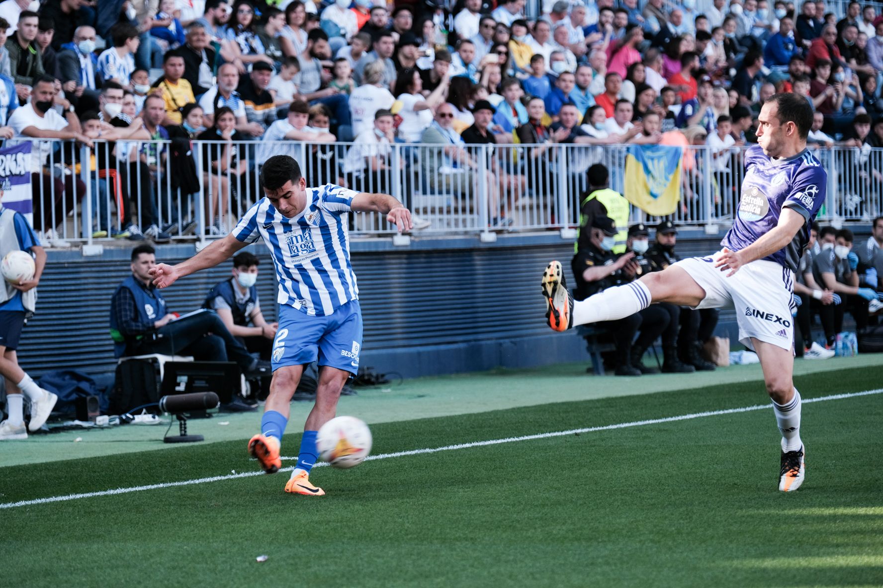 Las imágenes del Málaga CF - Real Valladolid