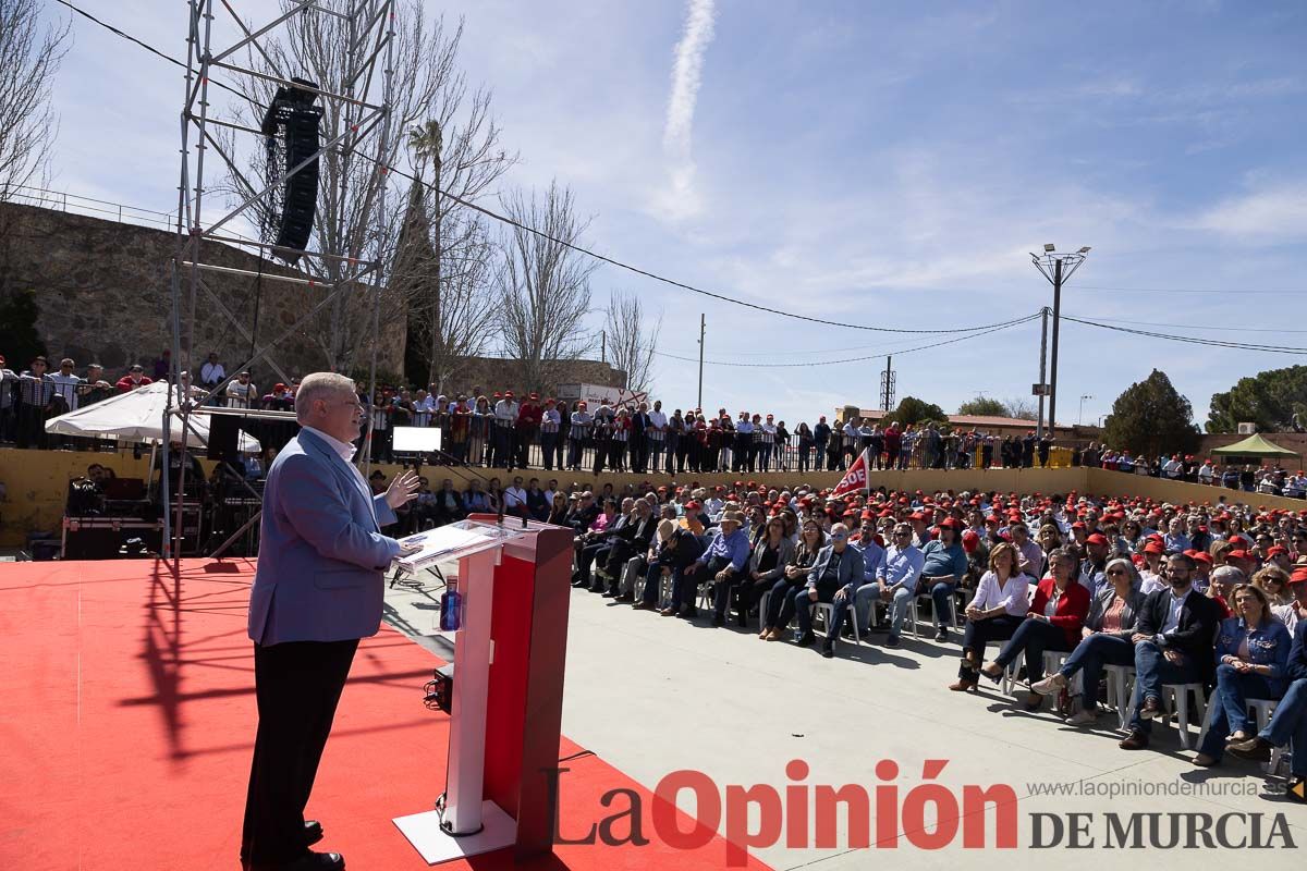 Presentación de José Vélez como candidato del PSOE a la presidencia de la Comunidad