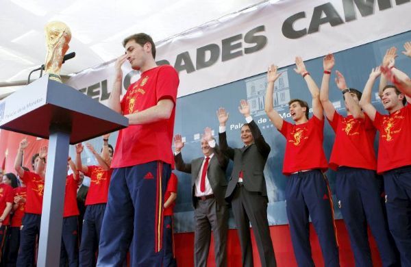 Celebraciones de 'La Roja' en Madrid