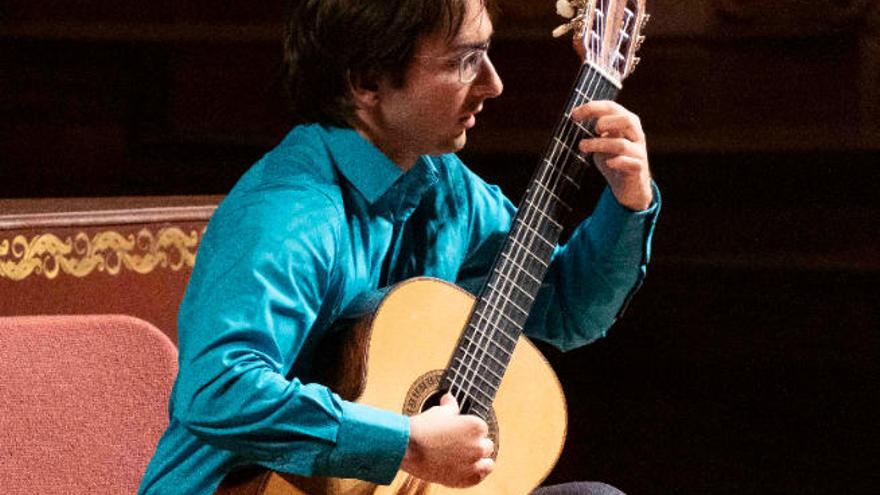 Luis Alejandro García en el recital en el Palau.