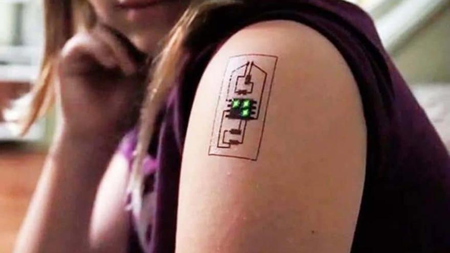 Los móviles del futuro serán tatuajes