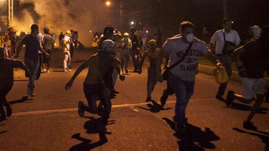 Protestas contra Maduro en Venezuela.