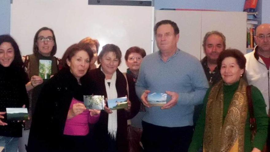 Los participantes en el concurso, durante la entrega de premios.