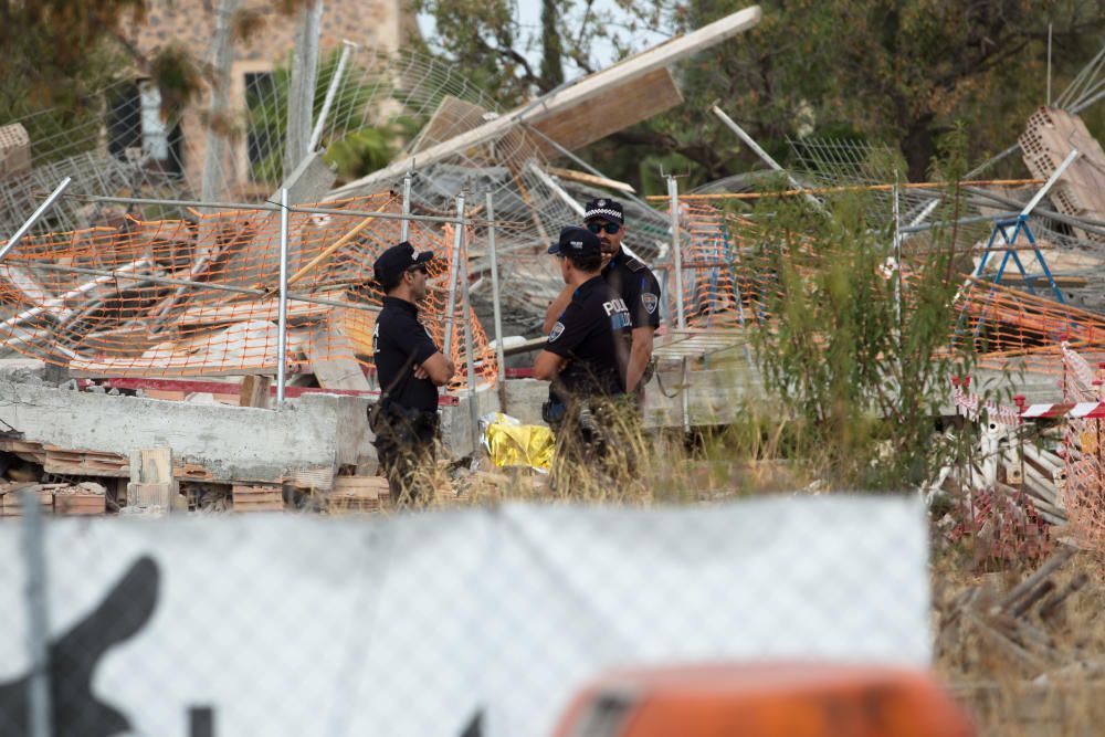 Un obrero de 36 años muere al derrumbarse un edificio en Marratxí