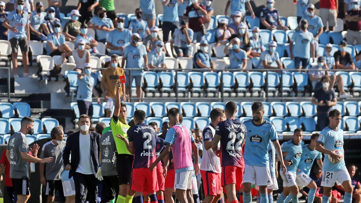 El Celta-Atlético, en imágenes