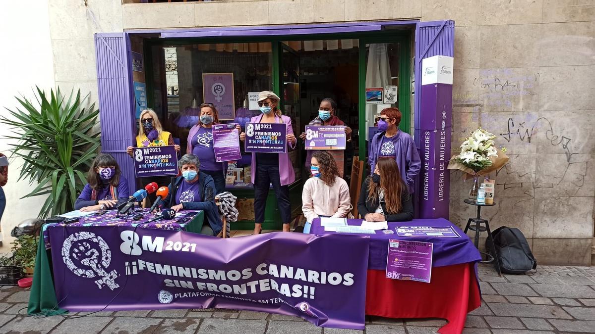 &#039;Plataforma Feminista 8M de Tenerife&#039; organiza concentraciones descentralizadas en cuatro municipios