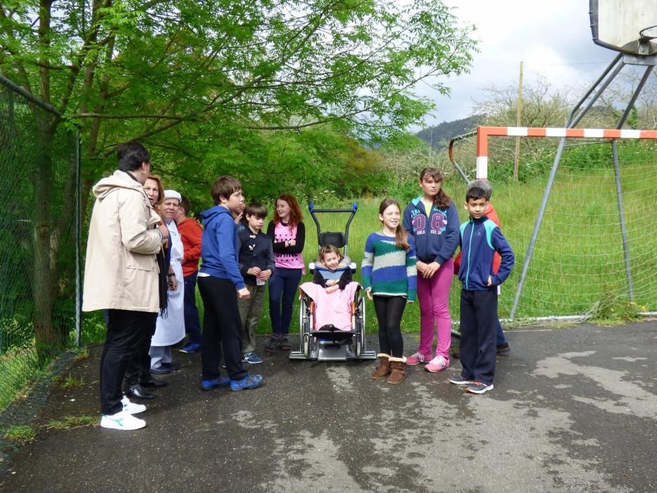 Simulacro en el Colegio Les Mariñes