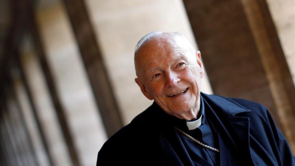 El cardenal Theodore Edgar McCarrick, acusado de pederastia.