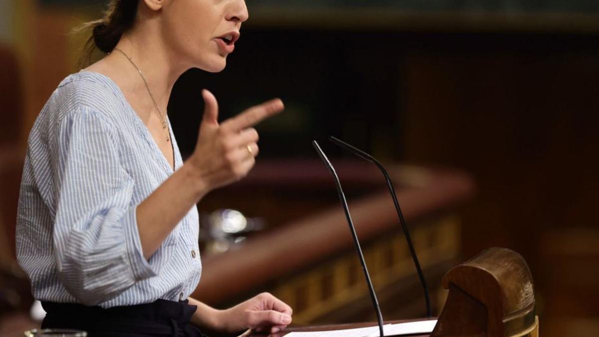 La ministra d’Igualtat, Irene Montero. | EUROPA PRESS