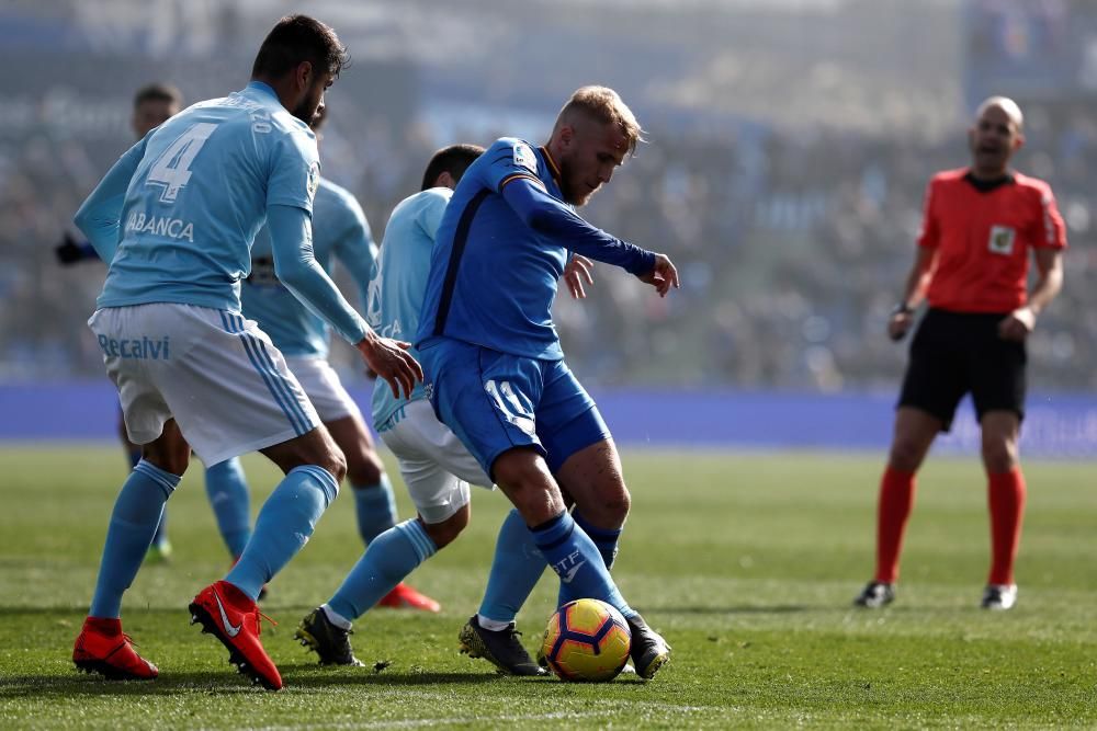 El Getafe - Celta, en imágenes. // EFE | Mariscal