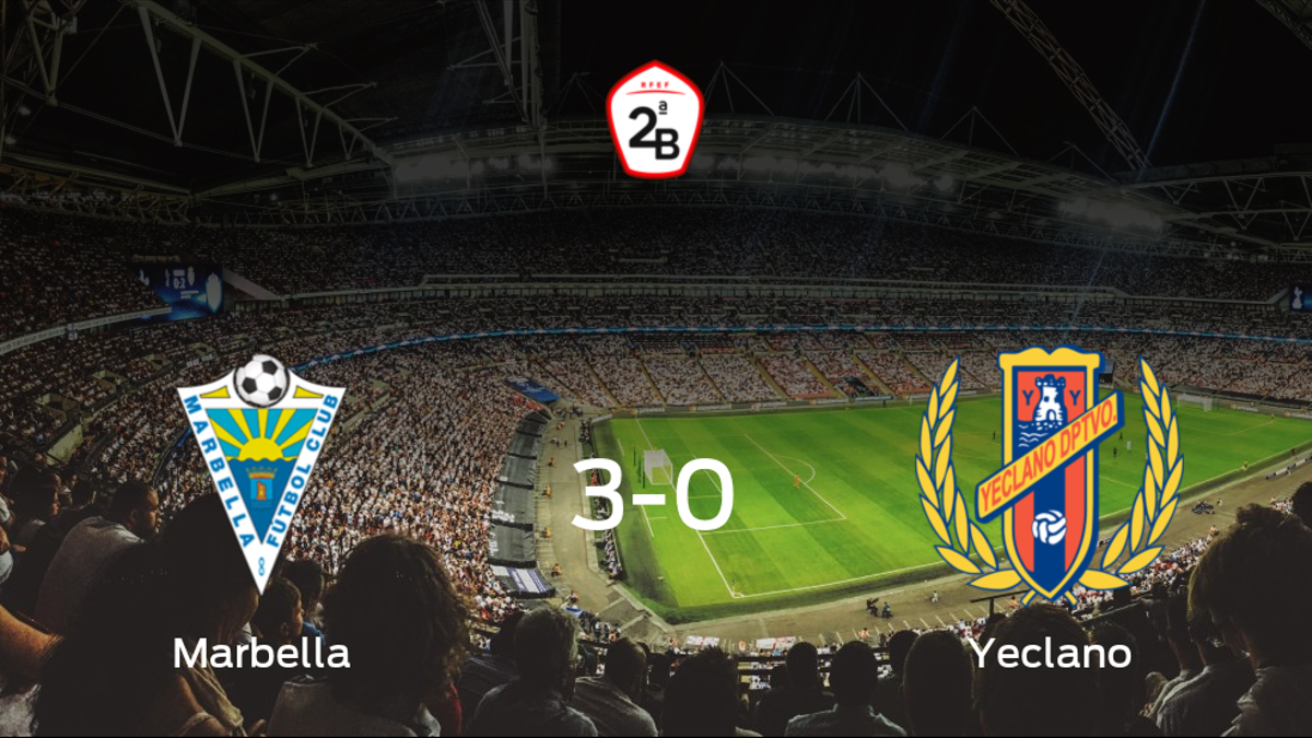 El Marbella se queda con los tres puntos frente al Yeclano Deportivo (3-0)