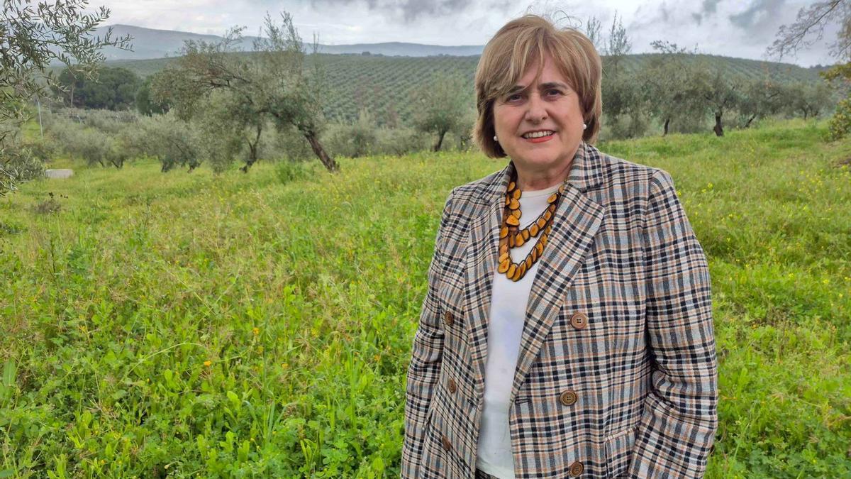 Brígida Jiménez, directora del Ifapa de Cabra, que ha sido nombrada hija adoptiva de la ciudad.