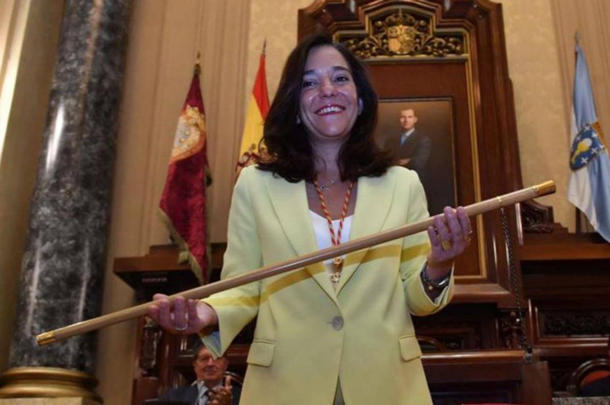 Inés Rey (PSOE), alcaldesa de A Coruña / Victor Echave
