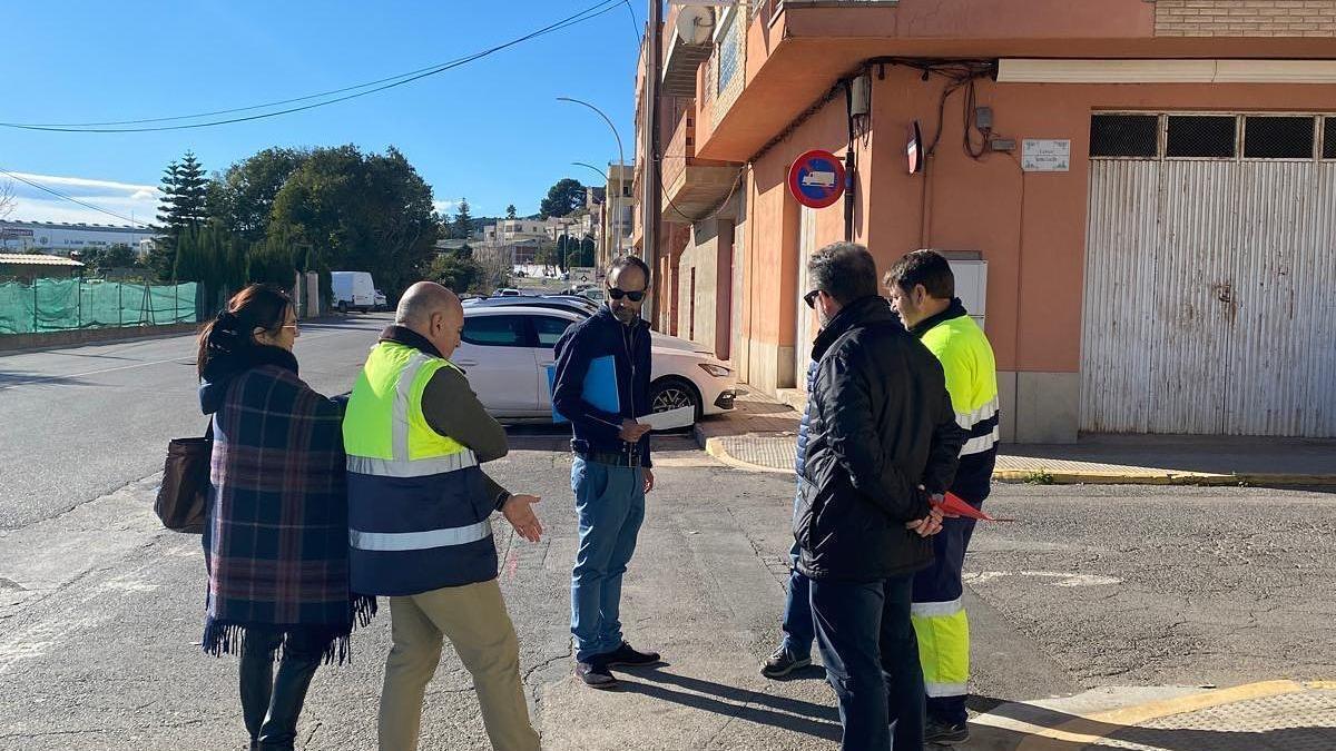 Supervisión del inicio de las obras en la Vilavella.
