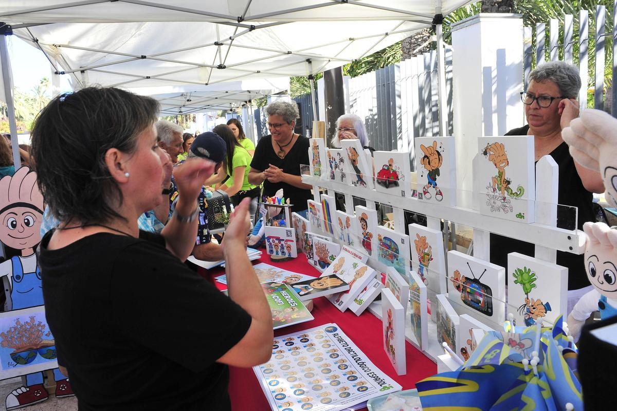 Fiesta de las personas sordas en Elche para proteger la lengua de signos