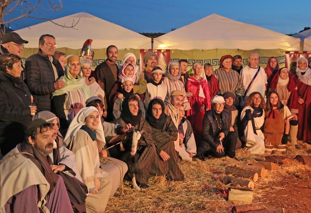 El pessebre del Pont Llarg, en fotos