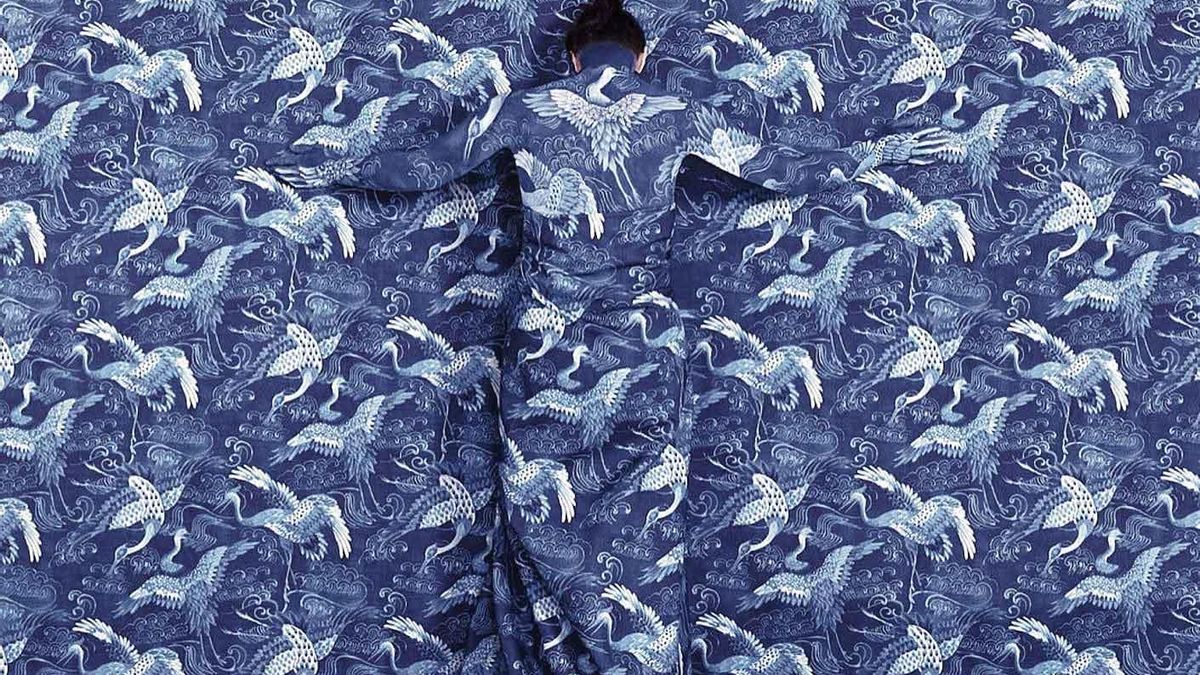 "Vuelo azul II", de Cecilia Paredes.