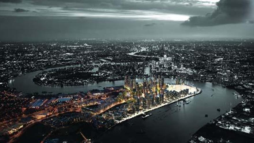 Calatrava aspira a remodelar la Península Greenwich en Londres