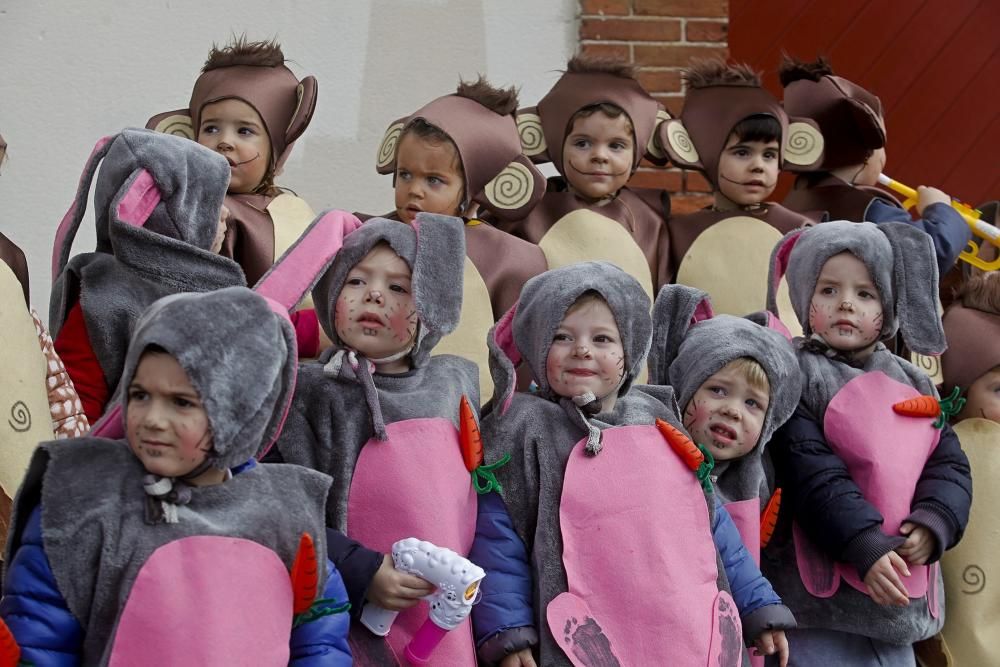 Antroxu en los colegios de Gijón