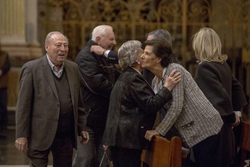 Misa celebrada en la Catedral de València en el primer aniversario de la muerte de la exalcaldesa