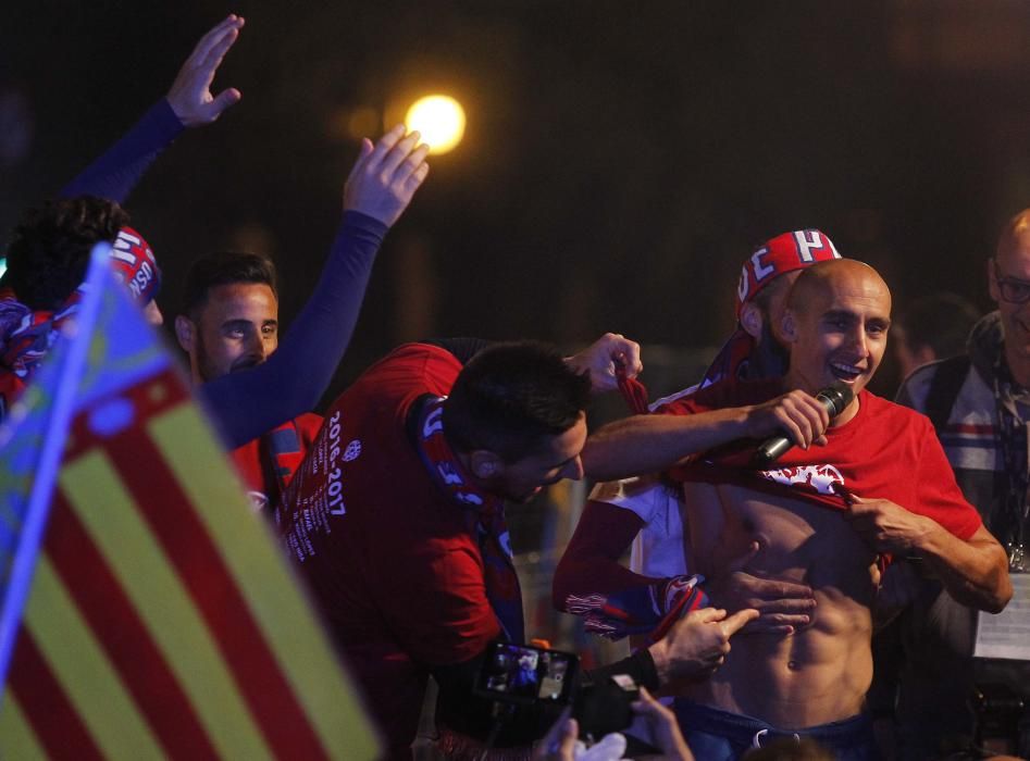 Así celebra el ascenso la afición del Levante UD