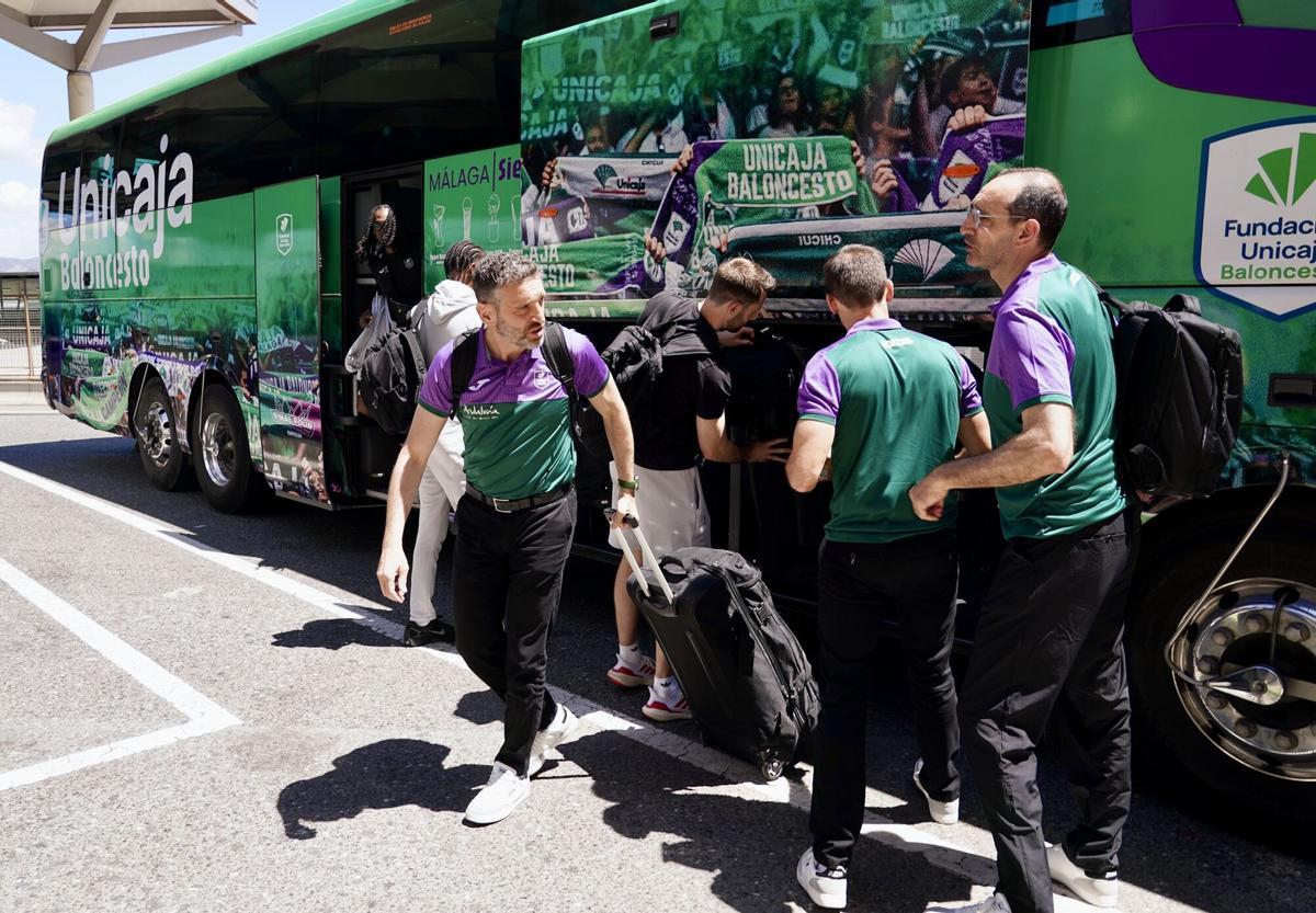 El Unicaja parte para jugar la final de la BCL