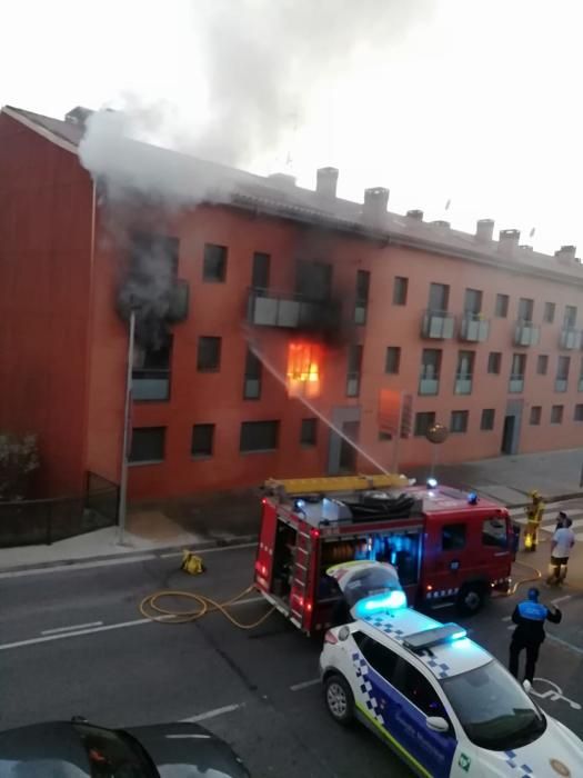 Incendi en un pis a Castellbell i el Vilar