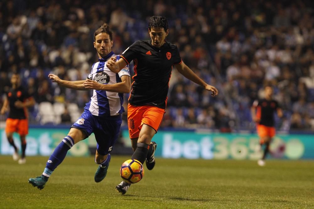 Deportivo - Valencia, en imágenes