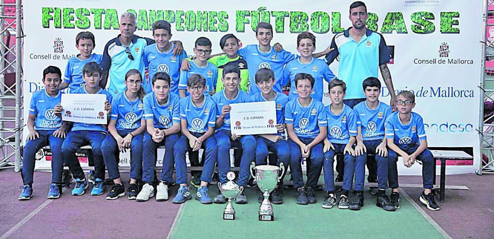 CAMPEÓN: Espanya. Infantil Fútbol-7 A y Copa