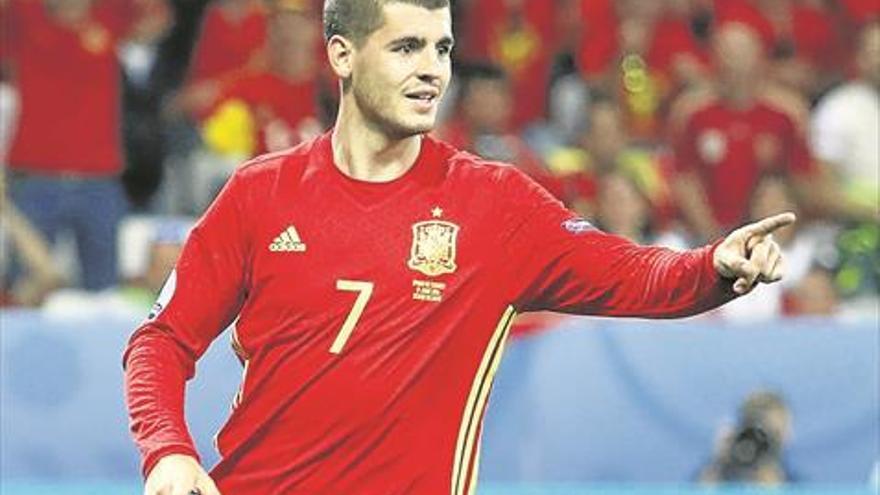 Morata, a la caza