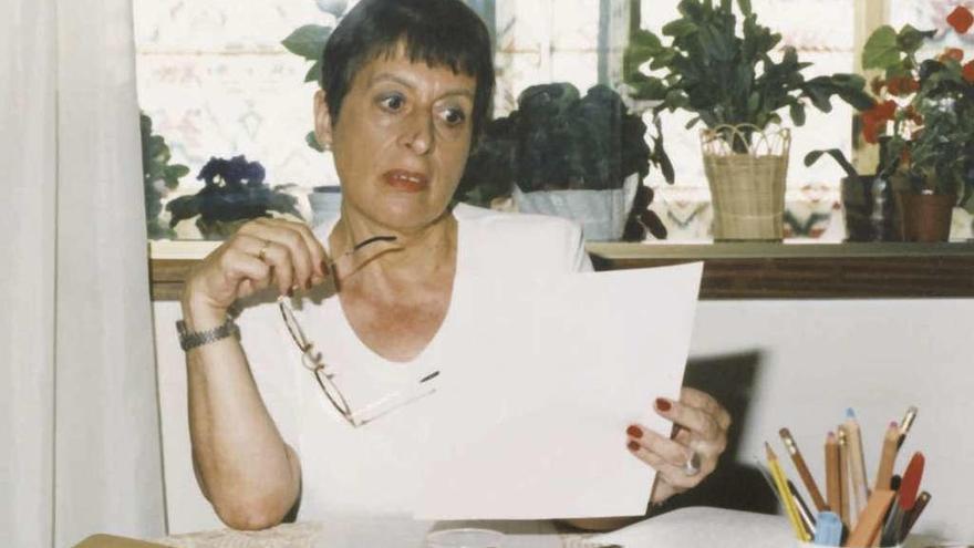 María Victoria Moreno Mázquez, en su casa.