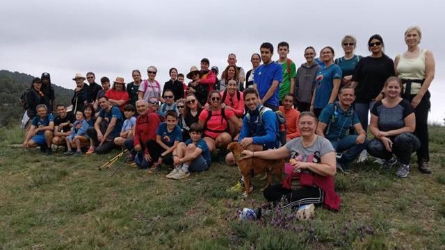 Unos 50 participantes disfrutaron de la ruta.