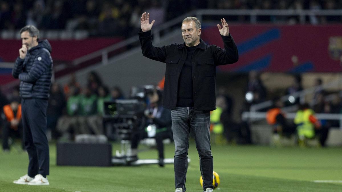 Flick: "Tenemos tres puntos más, pero hemos pagado un precio muy alto con la lesión de Dani Olmo"
