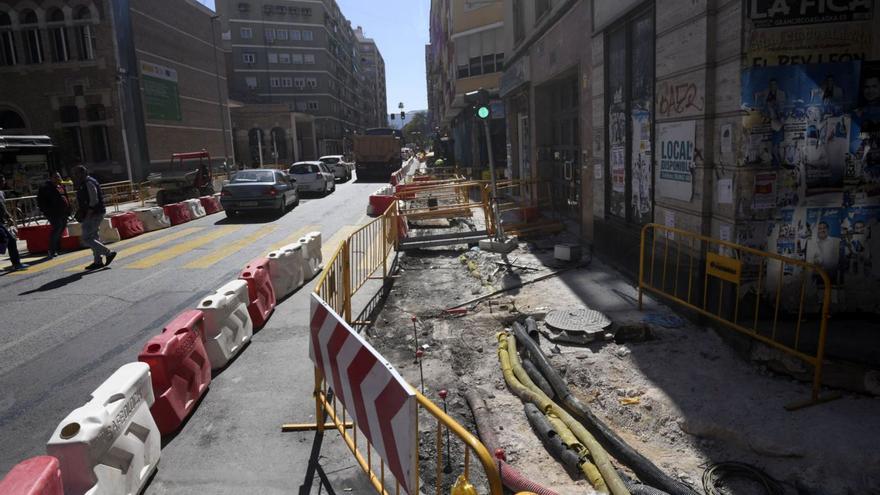 Las obras del corredor verde de San Andrés avanzan a buen ritmo.  | ISRAEL SÁNCHEZ