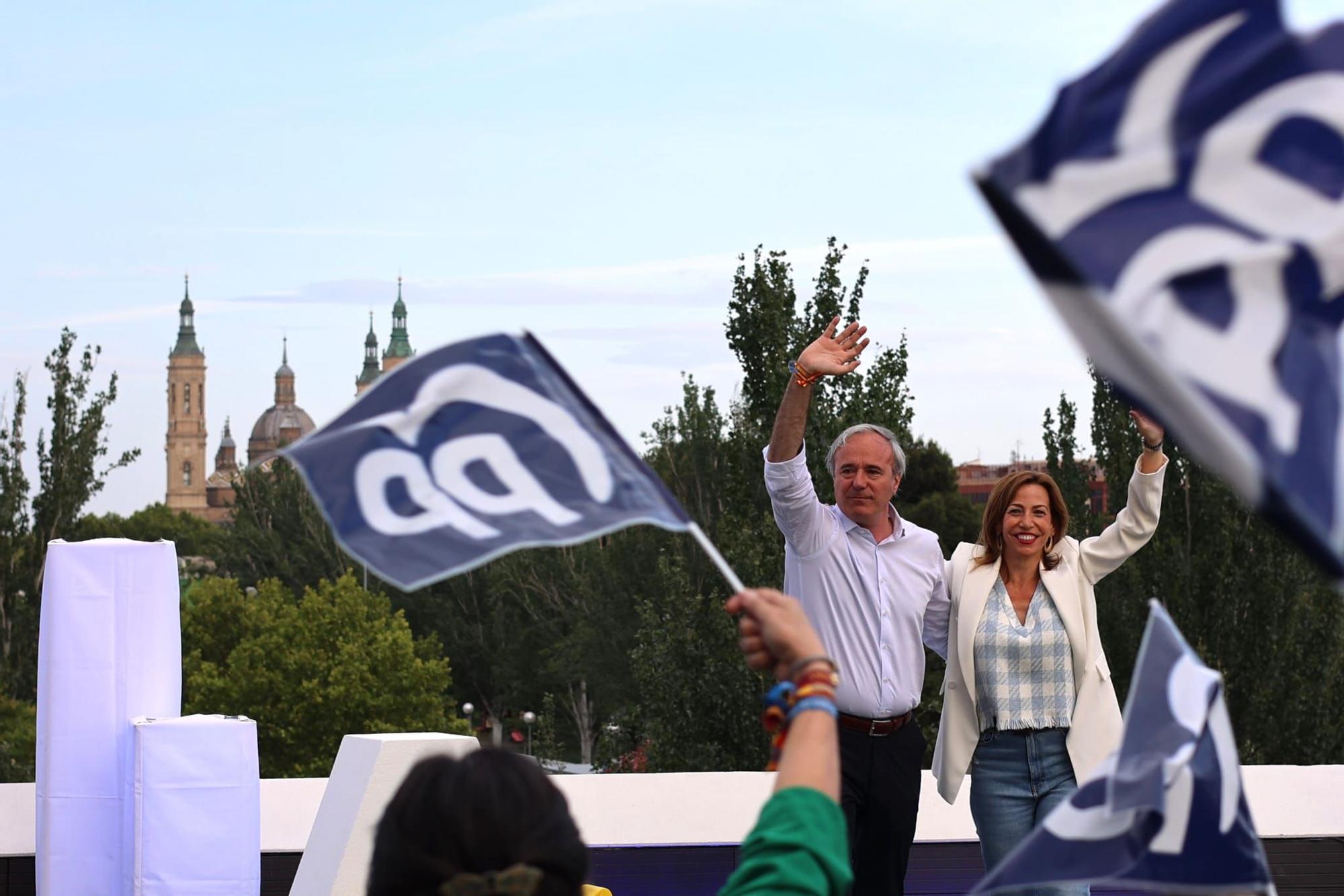 Los partidos cierran la campaña del 28M en Aragón