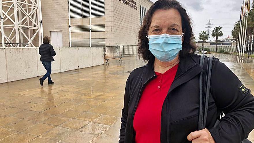 Encarna Hernández, recién vacunada con AstraZeneca. | J.A.C.