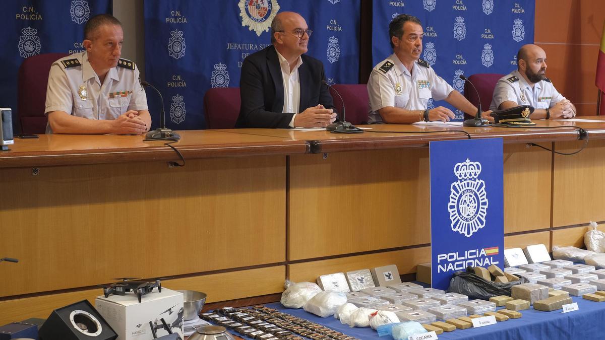 Imagen de una incautación de heroína