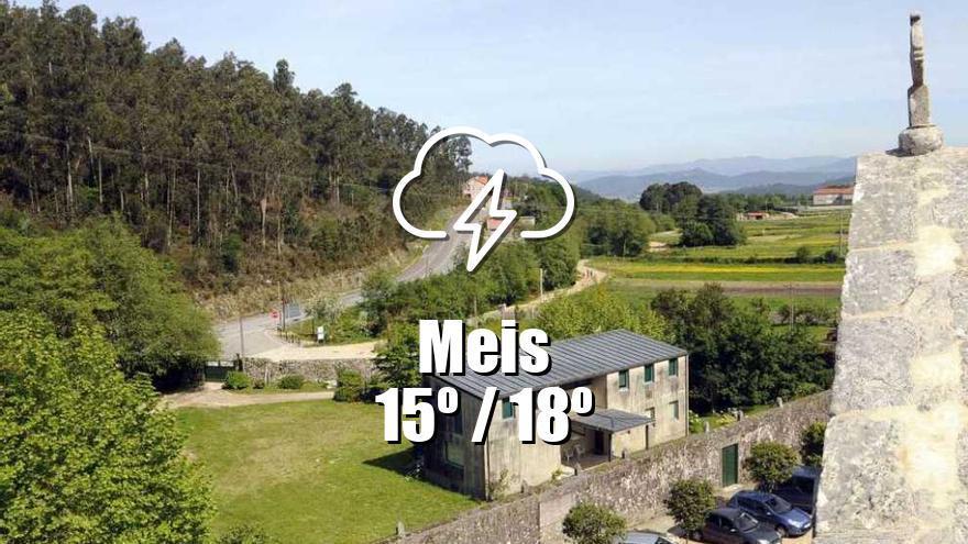 El tiempo en Meis: previsión meteorológica para hoy, sábado 4 de mayo