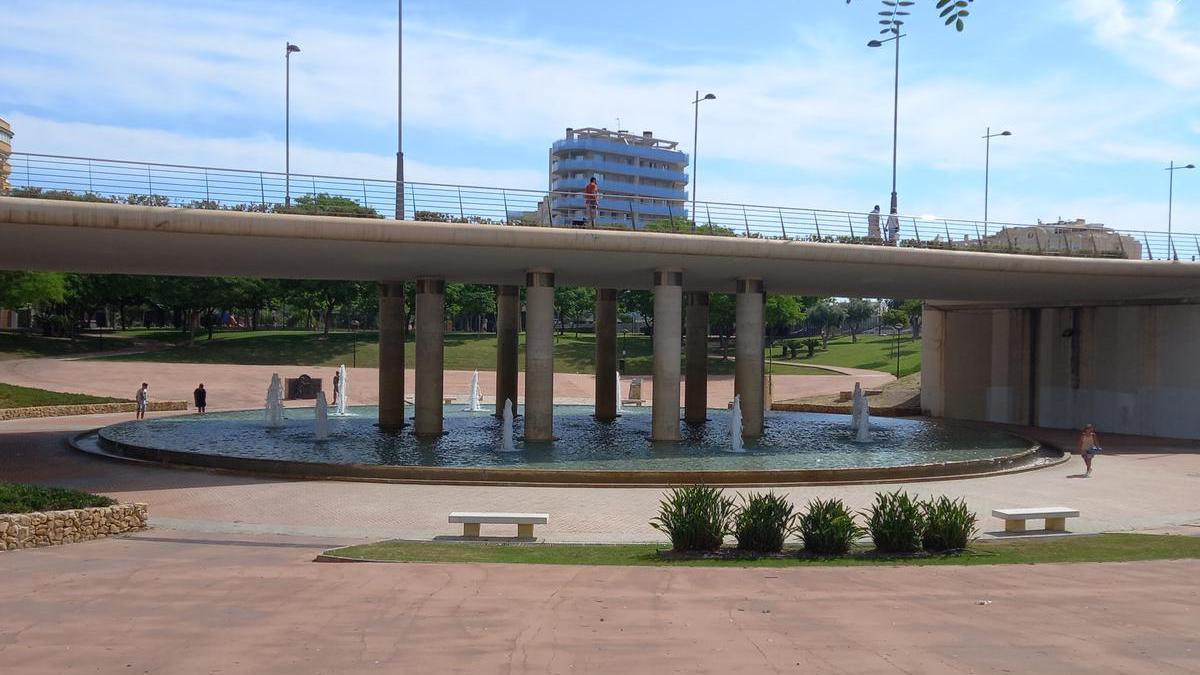 La Font del Centenari del Parque Central, por cuyo mantenimiento han procesado a seis personas