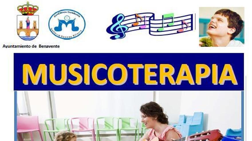 Cartel de Musicoterapia.