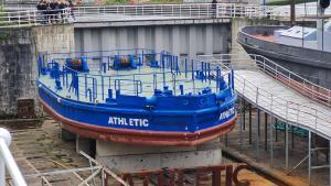 La Gabarra del Athletic, símbolo de las celebracines del equipo bilbaíno.