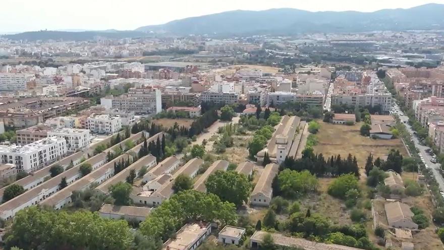 Der neue Stadtteil in der ehemaligen Kaserne Son Busquets in Palma soll 2.500 Menschen eine Unterkunft bieten